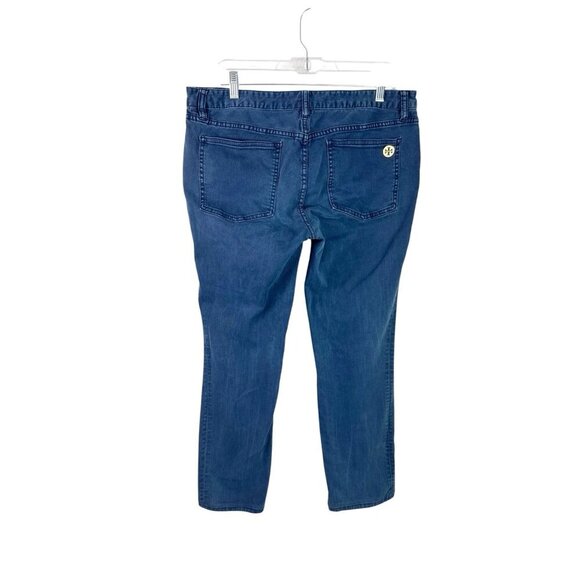 Tory Burch Women's 32 Super Skinny Jeans Low Rise Indigo Inseam 28.25" EUC Y2K - Picture 2 of 16